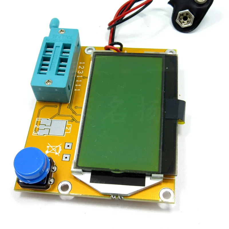 Mega328 M328 LCR-T4 12846 LCD Digital Transistor Tester Meter Backlight Diode Triode Capacitance ESR Meter MOSPNPNPN LCR 2