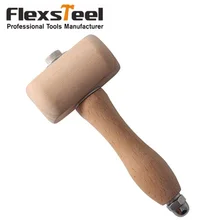 Коровьей Молотки Деревянной Колотушкой Кожевенное ремесло Вырезка Молотки шить Кожа Гравировка печати Молотки Craft Инструменты