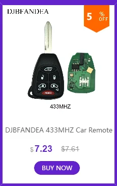 DJBFANDEA 3 кнопки 433 Мгц дистанционный ключ автомобиля для Jeep Dodge зарядное устройство Дуранго Дакота Chrysler Aspen 300 Jeep Commander Grand Cherokee