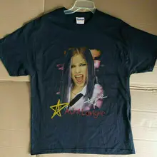 Новинка Avril Lavigne рок тур футболка Размер S-3XL летняя повседневная мужская футболка хорошее качество Топ Футболка мужская короткий рукав