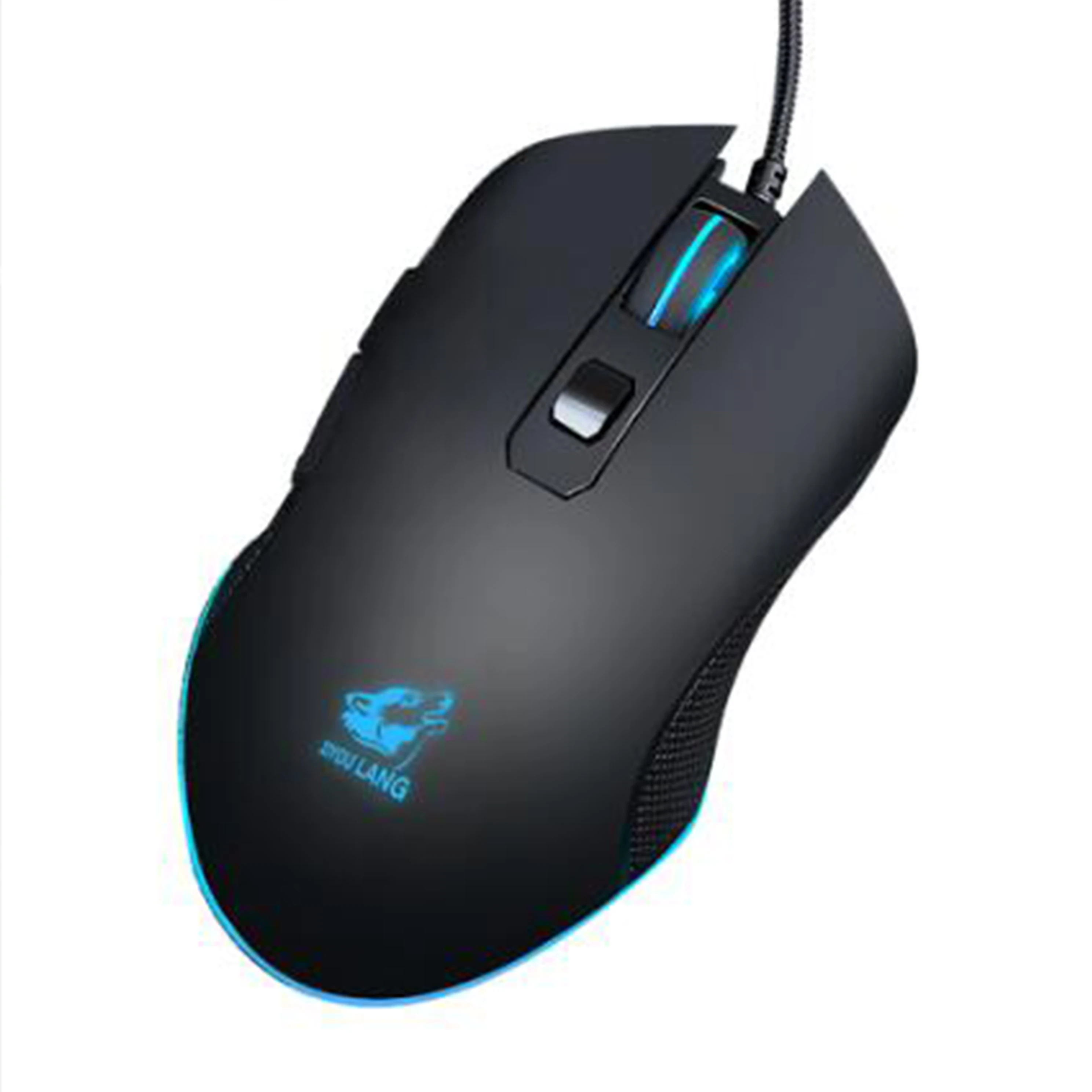 Игровая мышь RGB USB Проводная 6 кнопок 3200DPI оптическая компьютерная геймерская для