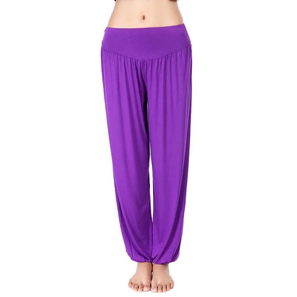 2018 New Women casual harem pants high waist dance pants dance club ...