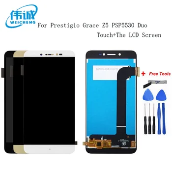 

WEICHENG For Prestigio Grace Z5 PSP 5530 Duo PSP5530Duo LCD Display +Touch Screen Screen Digitizer Assembly for PSP5530