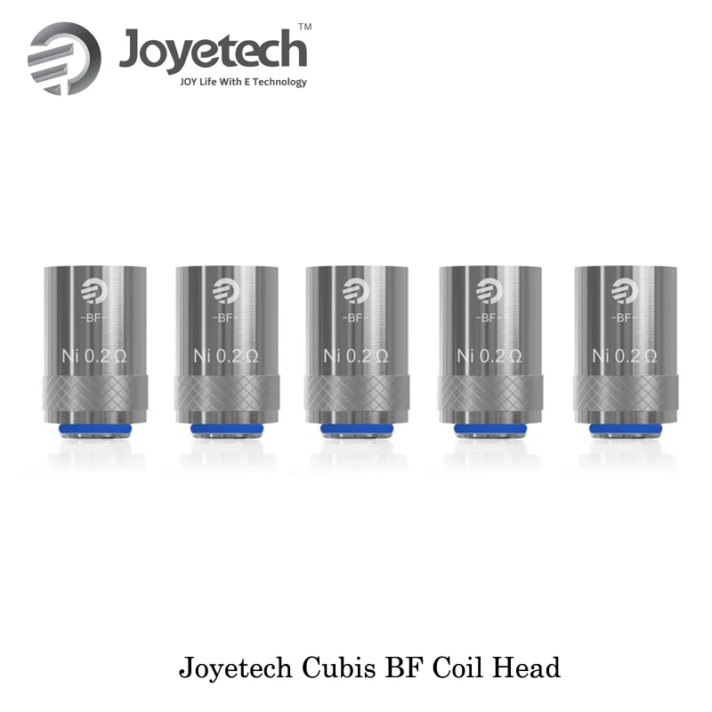 

5PCS/ Lot Joyetech Cubis BF SS316 0.6ohm/BF Ni 0.2ohm Coil For Joyetech Ego aio Starter Kit Electronic Cigarettes Vaporizer 2017