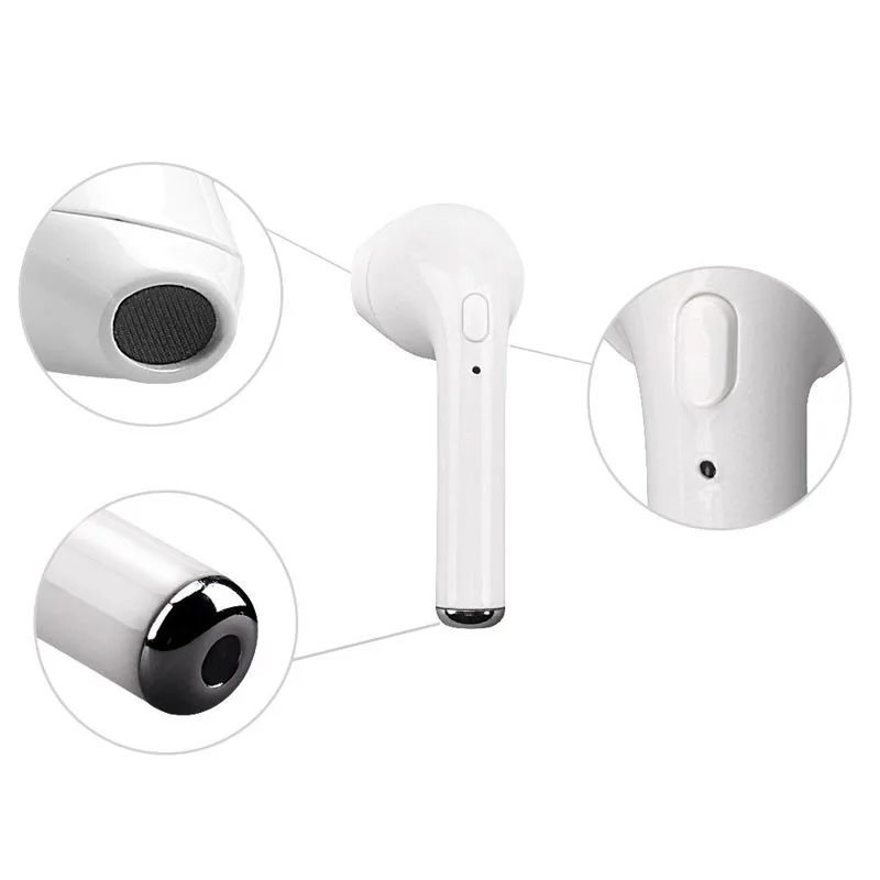 Bluetooth Wireless Music Headset for Mobile Phones Mini Ear Plugs Stereo 4 1 Stereo Bass Earphone with Microphone YSE035