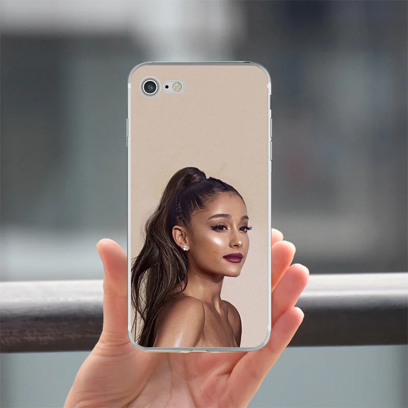 Ciciber Ariana Grande AG радужные мягкие ТПУ чехлы для телефонов, чехол для IPhone 11 Pro Max XR XS Max 6 6S 7 8 Plus 5S SE X Fundas Capa - Цвет: WM01338