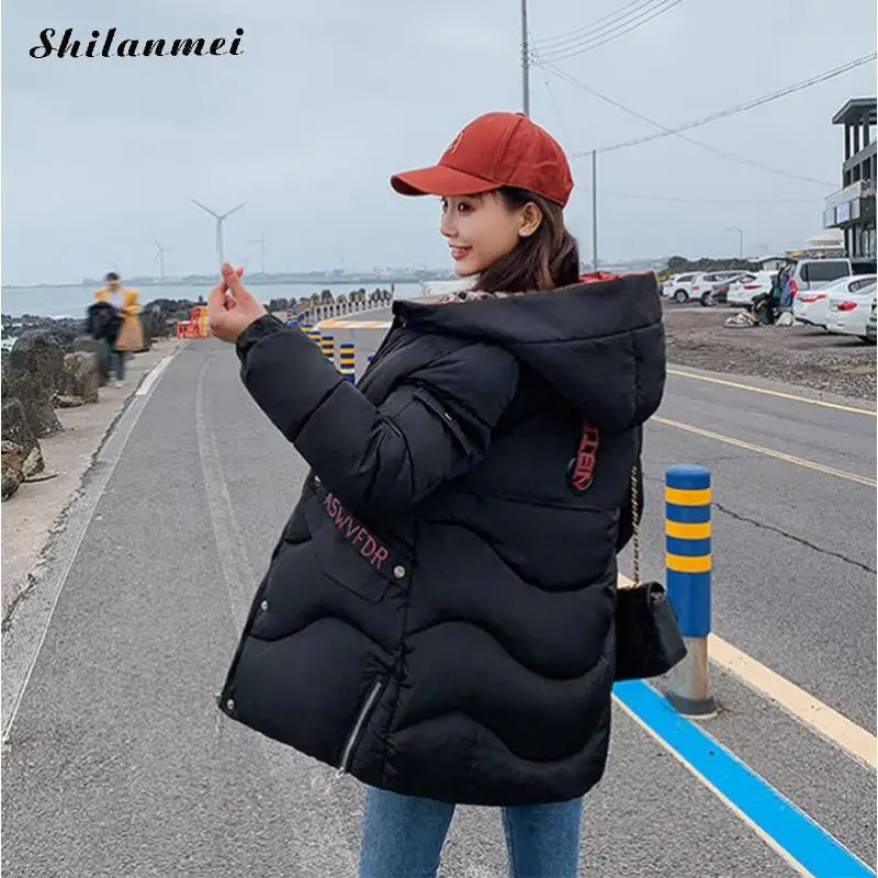 

Women Winter Coat 2019 New Ultra Light White Jacket Slim Ladies Puffer Jackets Siamese Cap Portable Windproof Coats S-6xl