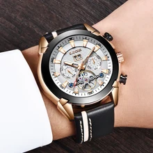 LIGE Men Watch Original Luxury Brand Tourbillon Automatic Mechanical Watches Fashion Leather Business Watch Men Wristwatch Clock LIGE Men Watch Original Luxury Brand Tourbillon Automatic Mechanical Watches Fashion Leather Business Watch Men Wristwatch Clock