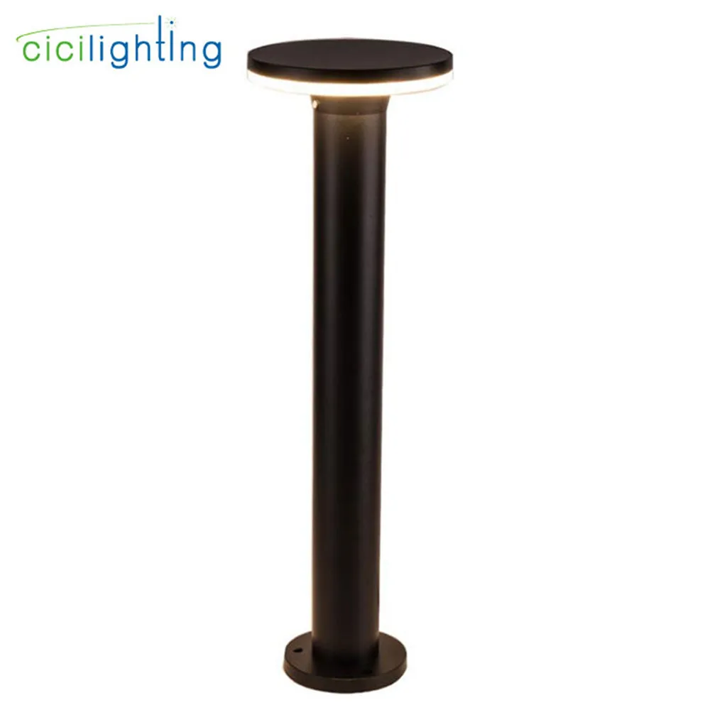 Art design outdoor landscape lighting, black L40cm L60cm 12W LED