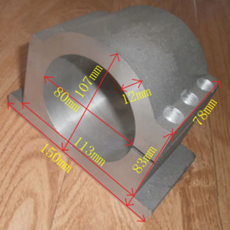 80 мм Диаметр кронштейн зажим для двигателя шпинделя Высокое качество