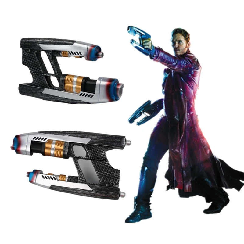 

Yacn Gun Cosplay Star Lord A Pair Guns Avengers Infinity War Gun Weapon Props Handmade Party Peter Quill Hero Adult Halloween