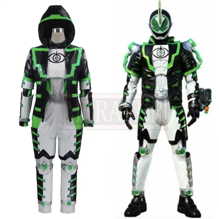 Костюм для косплея Kamen Rider с изображением призрака Necrom Алена на Хэллоуин
