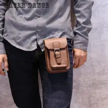 New Men s leather font b Leg b font font b Bag b font Waist Fanny