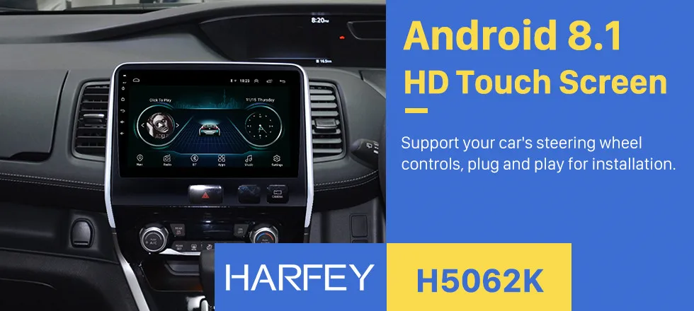 Sale Harfey 3G Wifi auto Radio for 2016 2017 2018 Nissan Serena 10.1" Android 8.1 GPS Head unit Multimedia Player Bluetooth USB Aux 0