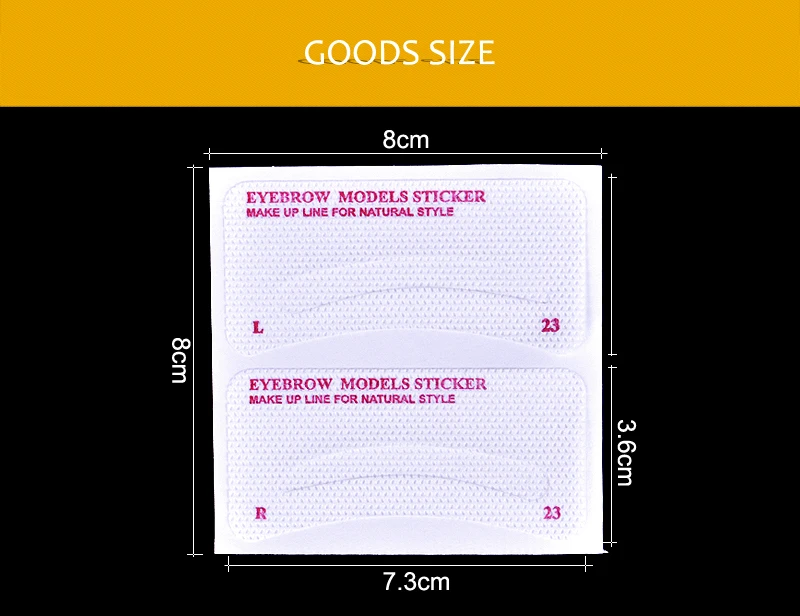 24 шт./компл. бровей Шаблон наклейки макияж бровей Трафареты карточка для рисования для глаз DIY инструменты для макияжа