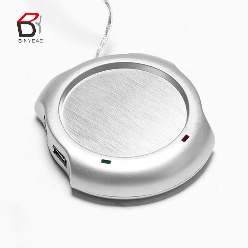 

Portable USB Electric Cup Warmer Tea Coffee Beverage Cup Heating Pad Mat Warm Celsius Degree White