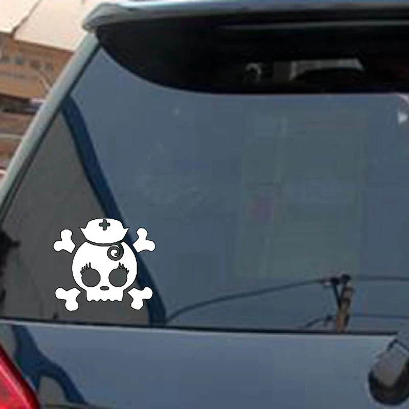 ナーススカルビニール車デカール スカルmacbookのラップトップのステッカー ナースデカール Decals Auto Decal Paper For Glassdecal Tile Aliexpress