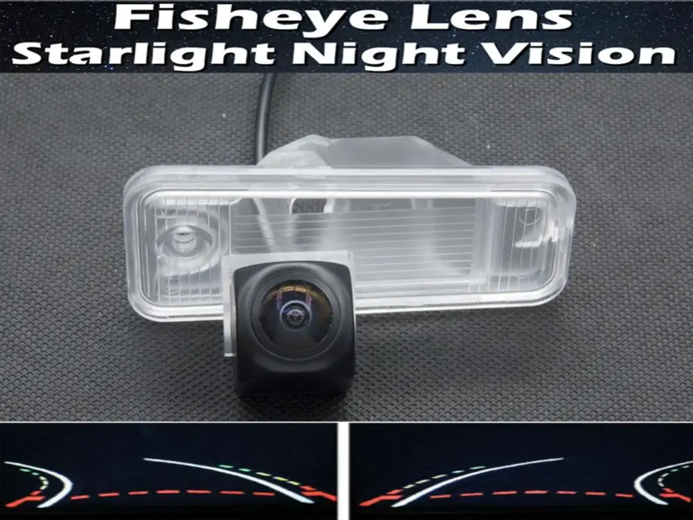 

1080P Fisheye Lens Trajectory Tracks Car Rear view Camera for Hyundai Santa Fe IX45 XL 2013 2014 2015 Car Reverse Camera