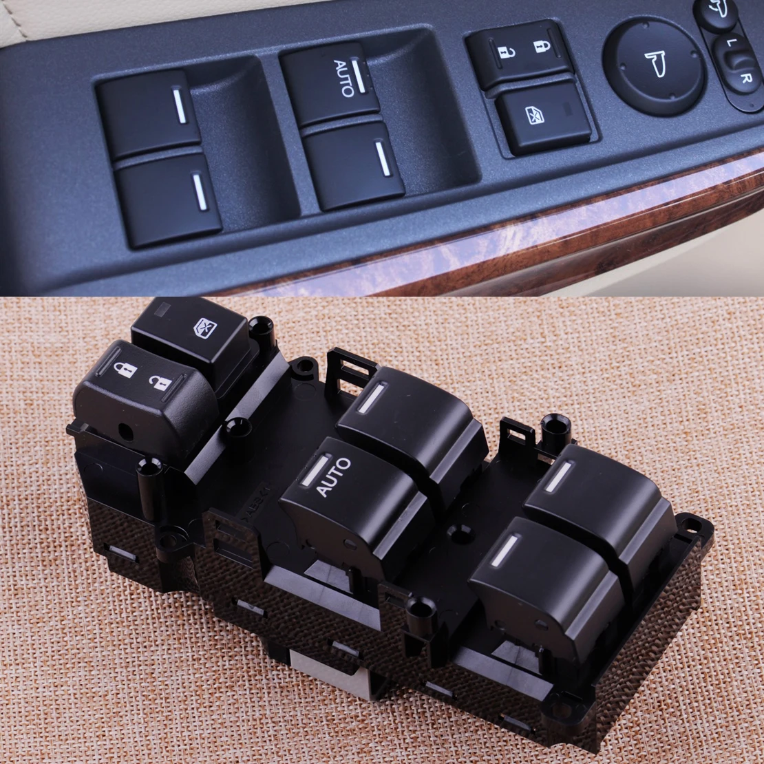 

CITALL 35750-TBD-H13 Front Left Driver Side Master Power Window Switch Fit for Honda Accord 2008 2009 2010 2011