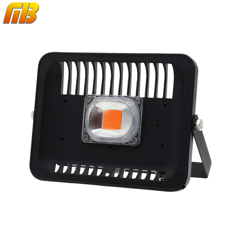 Светодиодная лампа для выращивания прожектор полный спектр 30 W 50 100 110 V 220 Открытый