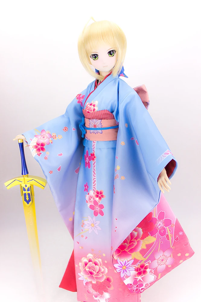 Принимаем заказ Fate/Grand Order saber Косплей великолепное кимоно BJD COS 1/3 1/4 SD DD DDL/S MSD кукла одежда