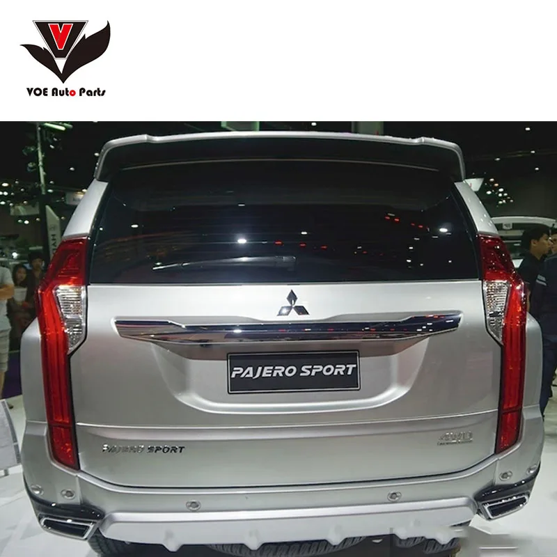 Спойлер VOE Pajero Sport 2016 + из АБС пластика задний спойлер для Mitsubishi PAJERO SPORT 2017|rear wing