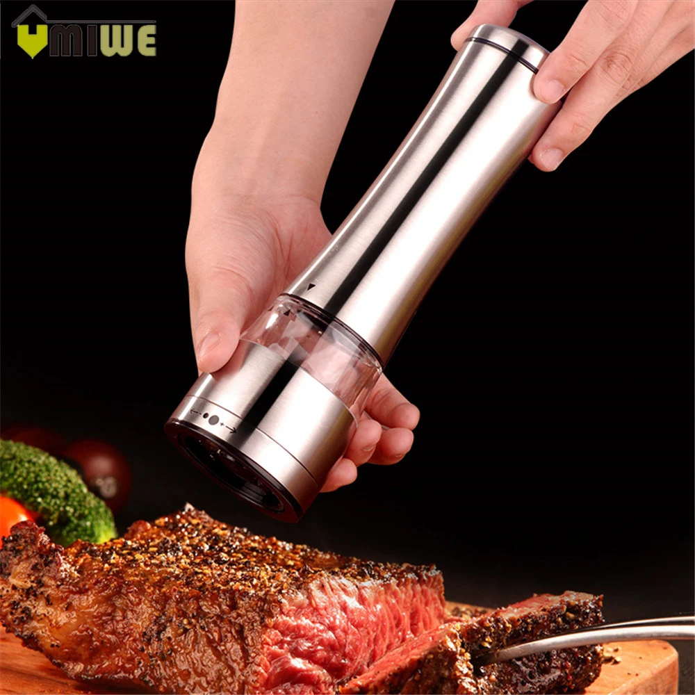 Stainless Steel Manual Spice Pepper Mill Grinder SaltMills Sesame