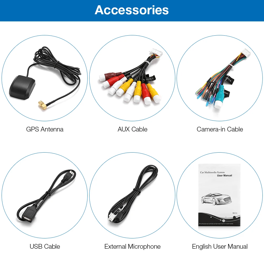 Excellent 2din Car Multimedia Player GPS WiFi Auto Radio Stereo 7" Touch Screen FM AM Video DVD Player Canbus DAB DSP Rear Camera for VW 9