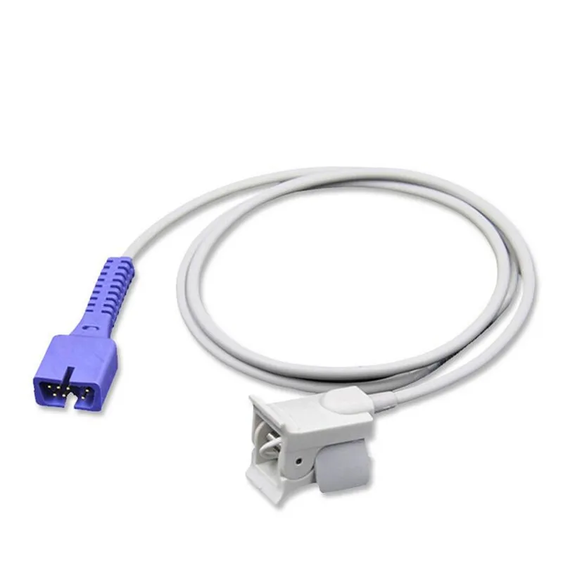 Compatível para Nellcor Spo2 Sensor Db7 Pin Pediátrica Fingerclip Spo2 Sensor de Oxímetro Sonda de Oxigênio 1m 3ft Tpu