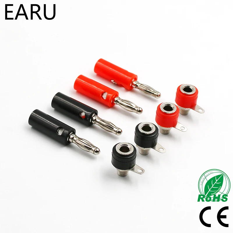1set Male And Female J072 4mm Banana Plug Male And Female To Insert