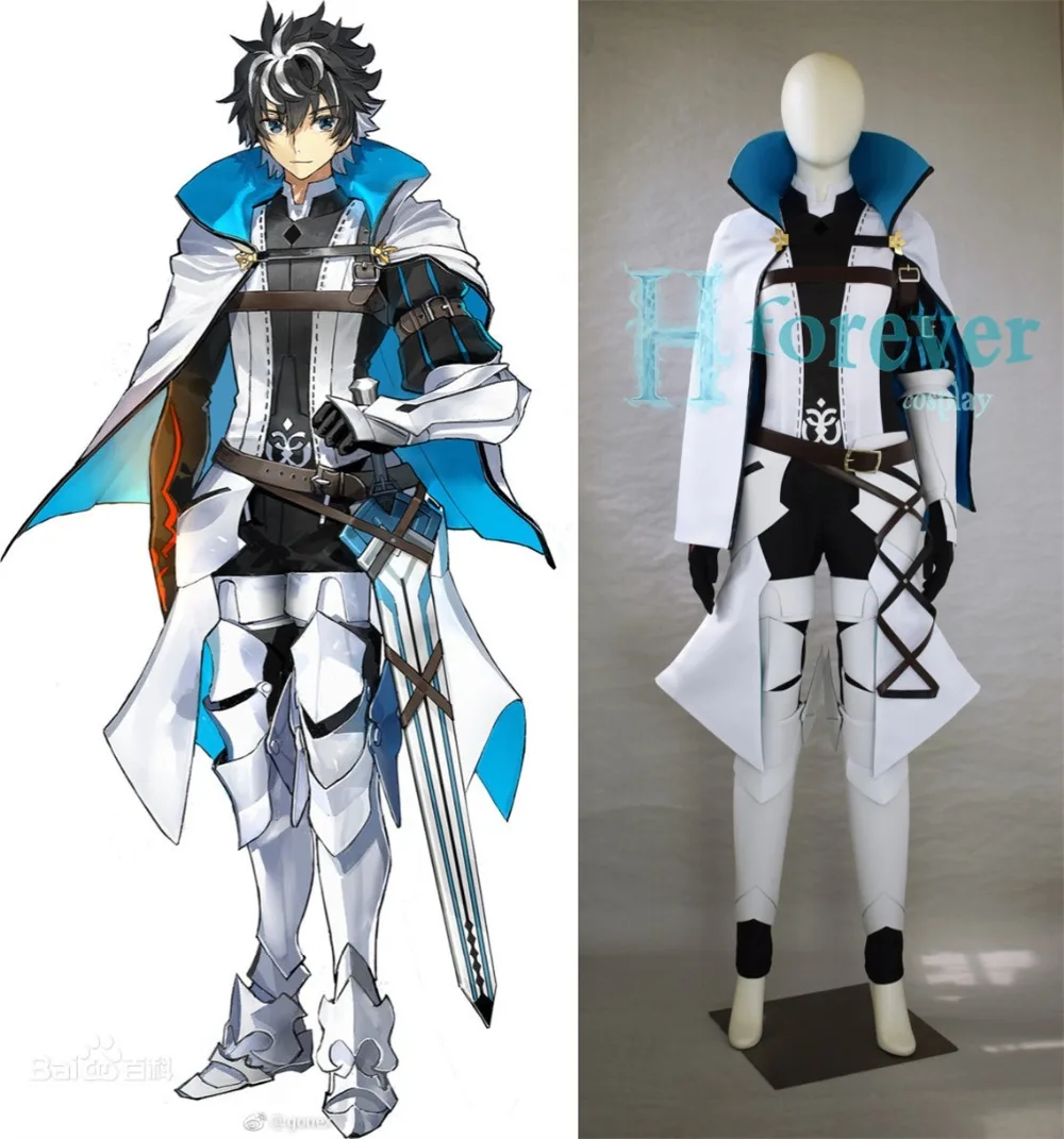 

[Customized] Anime Fate/EXTELLA LINK Charlemagne Ballte Uniform Ver Cosplay Costume For Men Halloween Free Shipping New 2019.