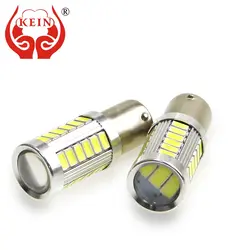 KEIN 2 шт. P21W P21/5 Вт 33SMD 1156 ba15s 1157 bay15d S25 5630 atuo автомобилей светодио дный тормоза фонари заднего хода ДРЛ сигнала лампа внешнего лампа