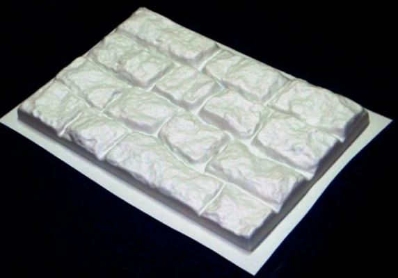 

1pcs Plastic Molds for Concrete Plaster Wall Stone Cement Tiles "Old Castle" Decorative wall molds