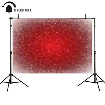 

Allenjoy Photo Christmas Background red snowflake circle dreamy Snowing Abstract backdrop for photo shoots studio Photographers