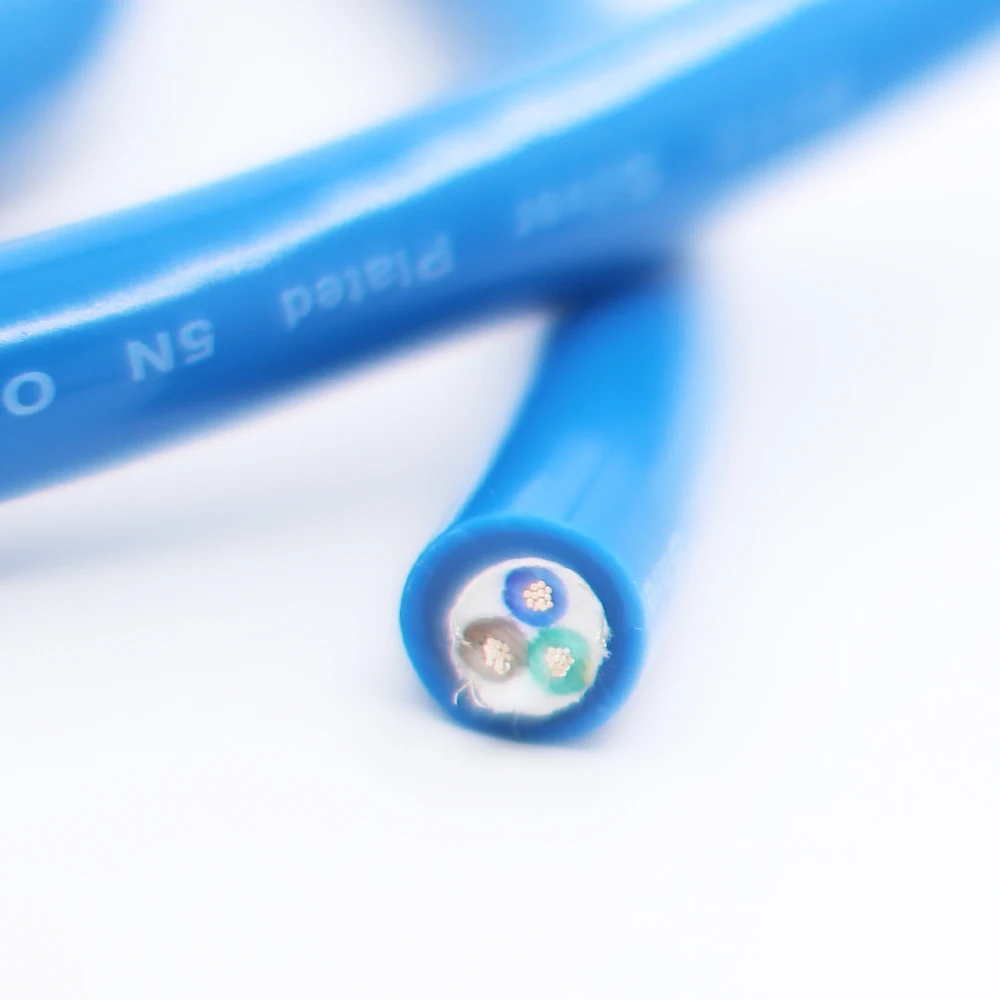 

Hifi shielded OFC silver plated power cable bulk cable for audio power cable