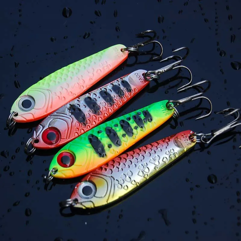 4 Pieces 6.5 cm 21g Lifelike Fishing Lure With Treble Hooks Hard Plastic Bait Artificial Lures