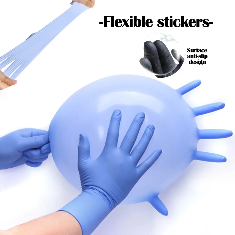XS size 100Pcs Pink/Blue Disposable Glove Latex For Tattoo Body Art Food Glove Cleaning Glove Anti-slip Acid/Alkali Rubber Glove XS size 100Pcs Pink/Blue Disposable Glove Latex For Tattoo Body Art Food Glove Cleaning Glove Anti-slip Acid/Alkali Rubber Glove