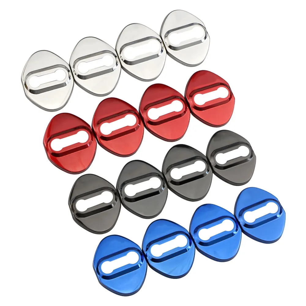 

Zlord 4Pcs Car Door Lock Protective Cover for Toyota C-HR CHR 2017 2018 2019 Stainless Steel Accessories
