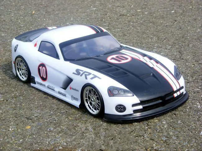 

2pcs/set Viper SRT 1:10 PVC drift On-road painted body shell with wind tail for hsp traxxas tamiya 3racing hpi hobby RC parts