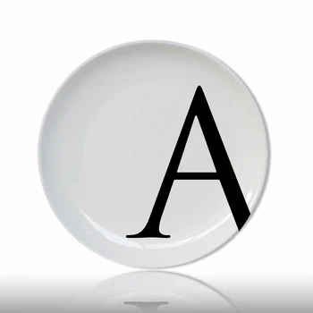 

Creative Diy Letters Plates Wall Decorative Free Combination Tray Wedding Background Adornment Little Storage Dessert Snack Dish