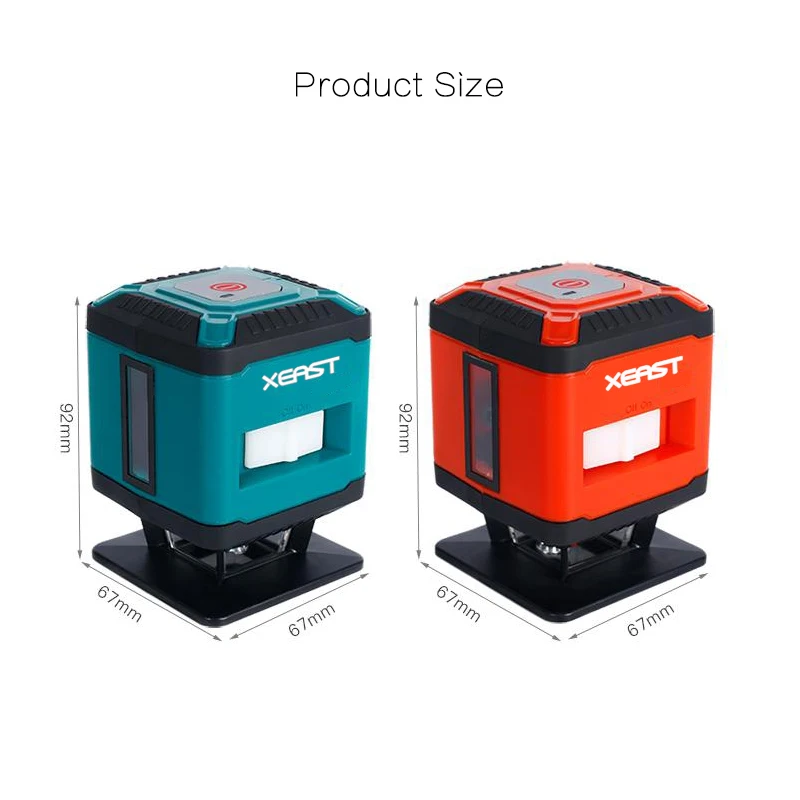 XEAST 306RG Mini Tragbare 5 Linien 4H1V Selbst Nivellierung 360 Grad linie boden Laser Ebene fliesen laser ebene XEAST 306RG Mini Tragbare 5 Linien 4H1V Selbst Nivellierung 360 Grad linie boden Laser Ebene fliesen laser ebene