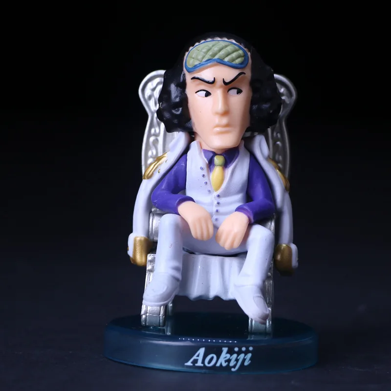 6 шт./компл. одна штука Borsalino Kuzan Akainu Sakazuki Ace Garp мини модель игрушки ПВХ фигурка