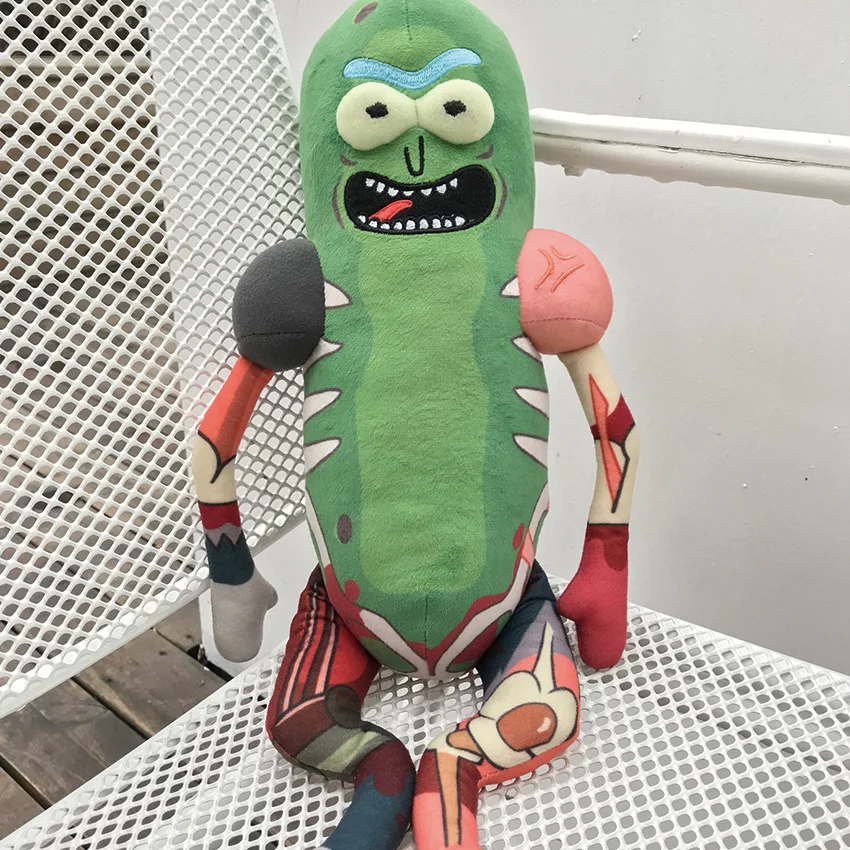 

45cm Rick and Morty Pickle Rick with Plush gift Toys