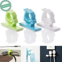 

4x Useful Wire Cord Storage Rack Plug Cable Organizer Holder Hook Wall Key Chain Hanger Holder Storage Organize Home Office