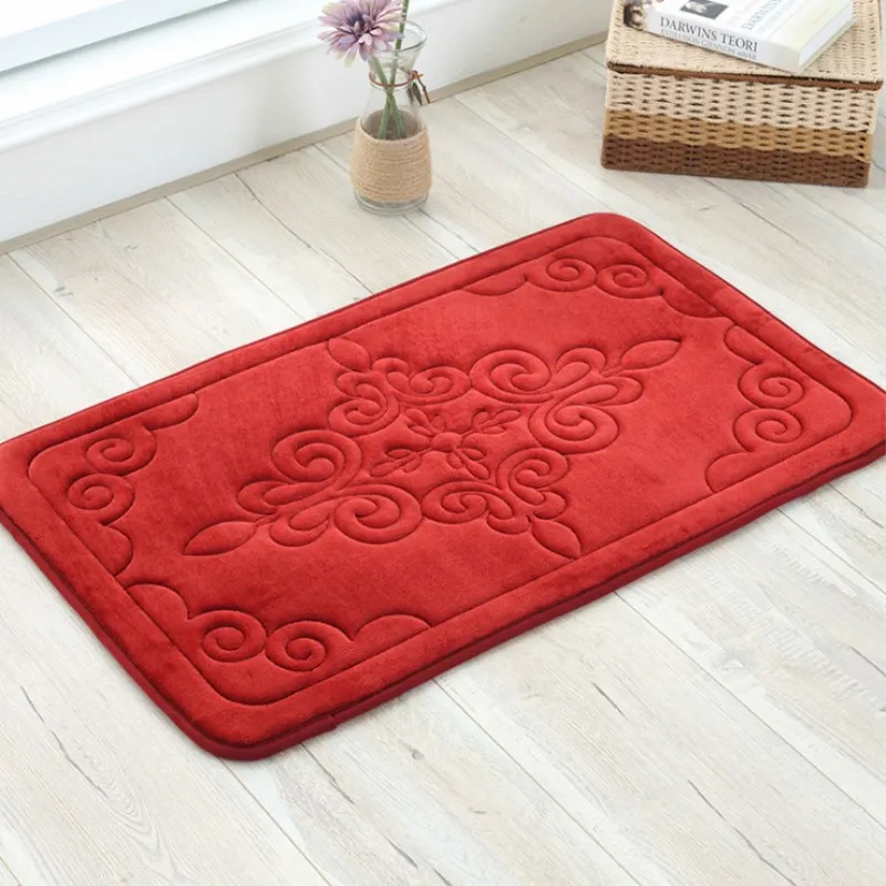  Modern Minimalist Cashmere Bathroom Mat Home Living Room Carpet Mats Into The Door Bathroom Bathroo