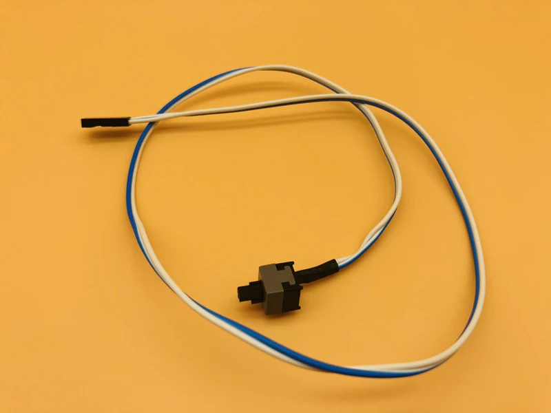 10Pcs 50cm 2Pin SW PC Power Cable on/off Push Button ATX Computer Switch Wire Power SW Switch Cable Re-start Cord for BTC Mining