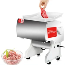 Промышленная ломтерезка для мяса из нержавеющей стали Электрический измельчитель Ломтерезка