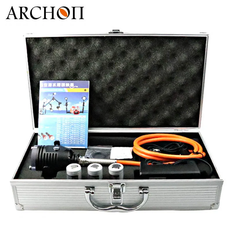 

Diving Flashlight ARCHON DH30 WH36 Updated Version DH30 II Underwater Waterproof Torch Canister Snorkeling Scuba Dive Llight