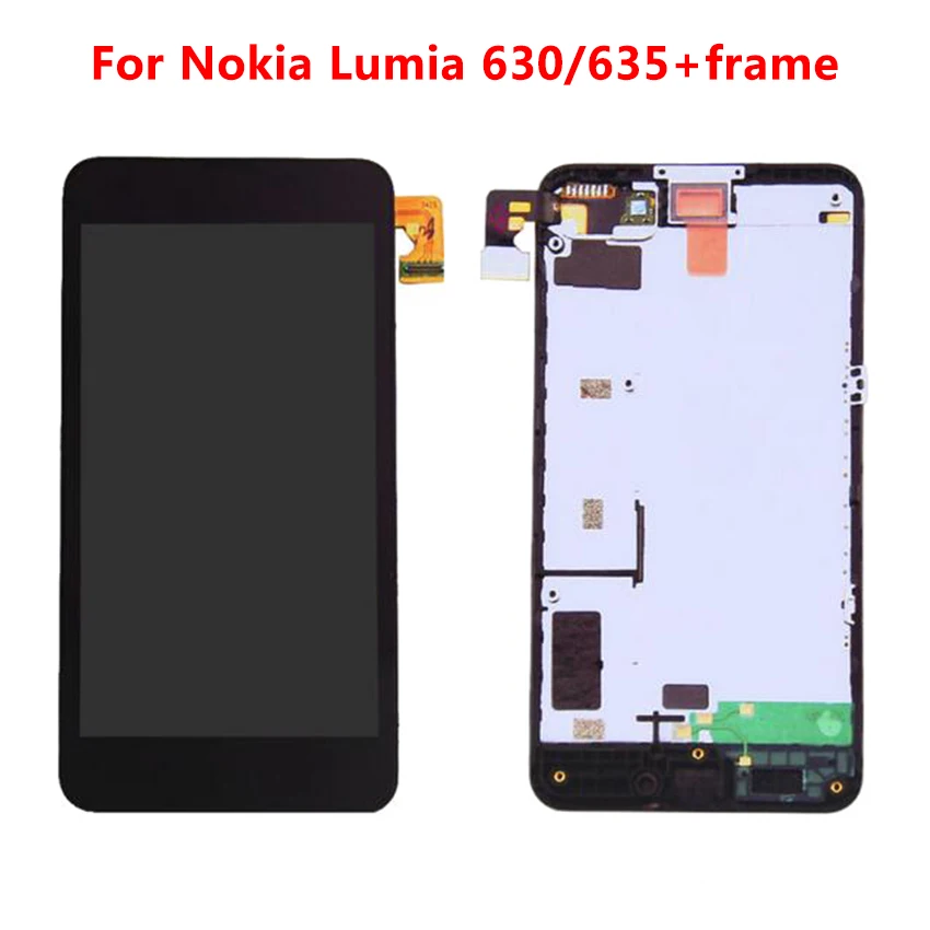 ЖК-дисплей Nokia Lumia 635/630 RM-977 + дигитайзер сенсорного экрана в сборе запасные части