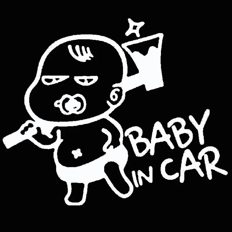 SLIVERYSEA для автомобильного стайлинга симпатичный Забавный JDM ребенок в автомобиле